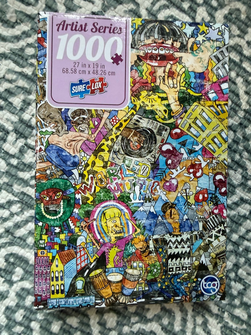 Artist Series Musical Graffiti 1000 Piece Puzzle New In Box
